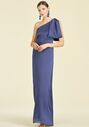 Sachin & Babi Chelsea Gown - Deep Cobalt One Shoulder Bridesmaid Dress - thumbnail - 4