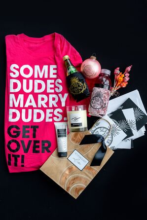 Welcome Bag for Wedding at the Everhart Museum in Scranton, Pennsylvania