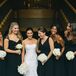 Long Mismatched Black Bridesmaid Dresses
