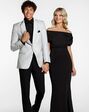 BLACKTIE NIGHT VINE Silver Wedding Tuxedo Grey Tuxedo - thumbnail - 2
