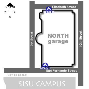 Picture of San Jose State University North Parking Garage
