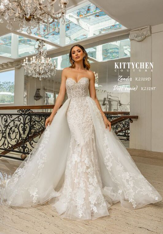 KITTYCHEN Couture ZANDER DEE, K2319 Fit-and-Flare Wedding Dress - 3