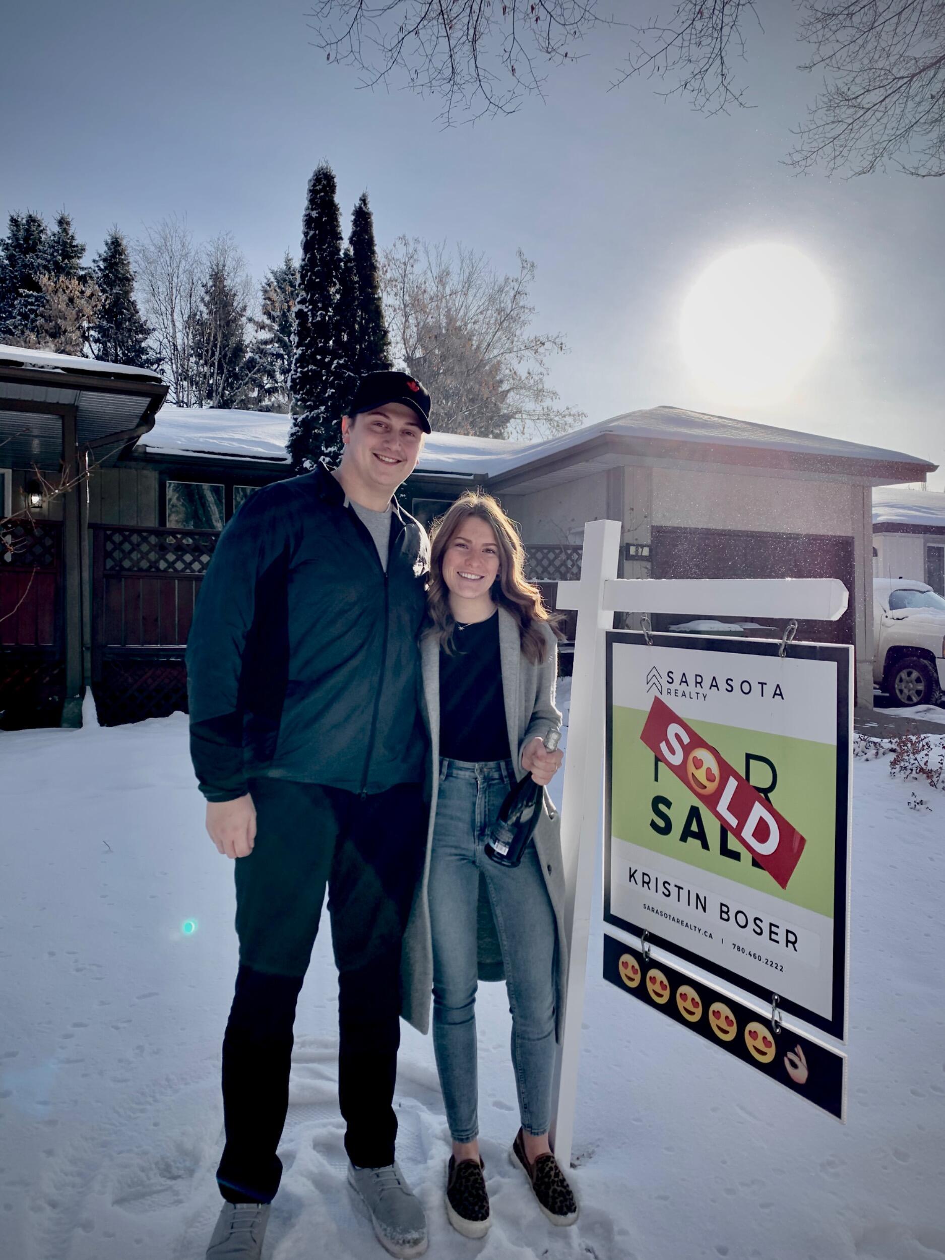 Bought and moved into our first home together 