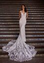 Val Stefani Estrella Mermaid and Trumpet Wedding Dress - thumbnail - 2