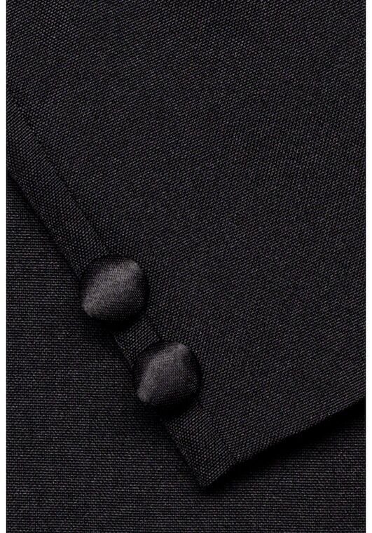 Little Tuxedos "Princeton" Kids Black Tuxedo (5-Piece Set) Flower Girl Dress and Ring Bearer Outfit - 4