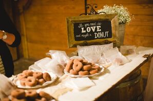 Cider Doughnut Wedding Favors