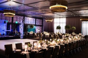 Ballroom Reception at the Hotel Van Zandt in Austin, Texas