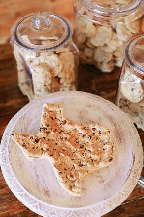 Texas-Shaped Chocolate-Chip Cookie Cake