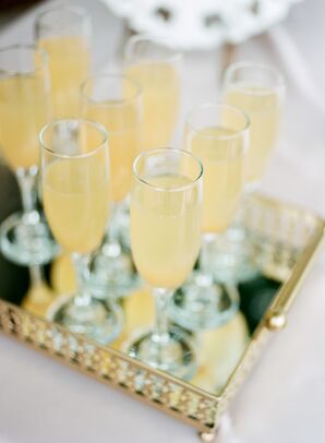 Peach Bellini Specialty Cocktails at Minneapolis Wedding