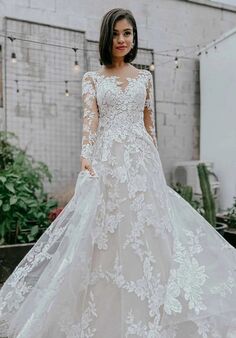 Essense of Australia D3280 A-Line Wedding Dress