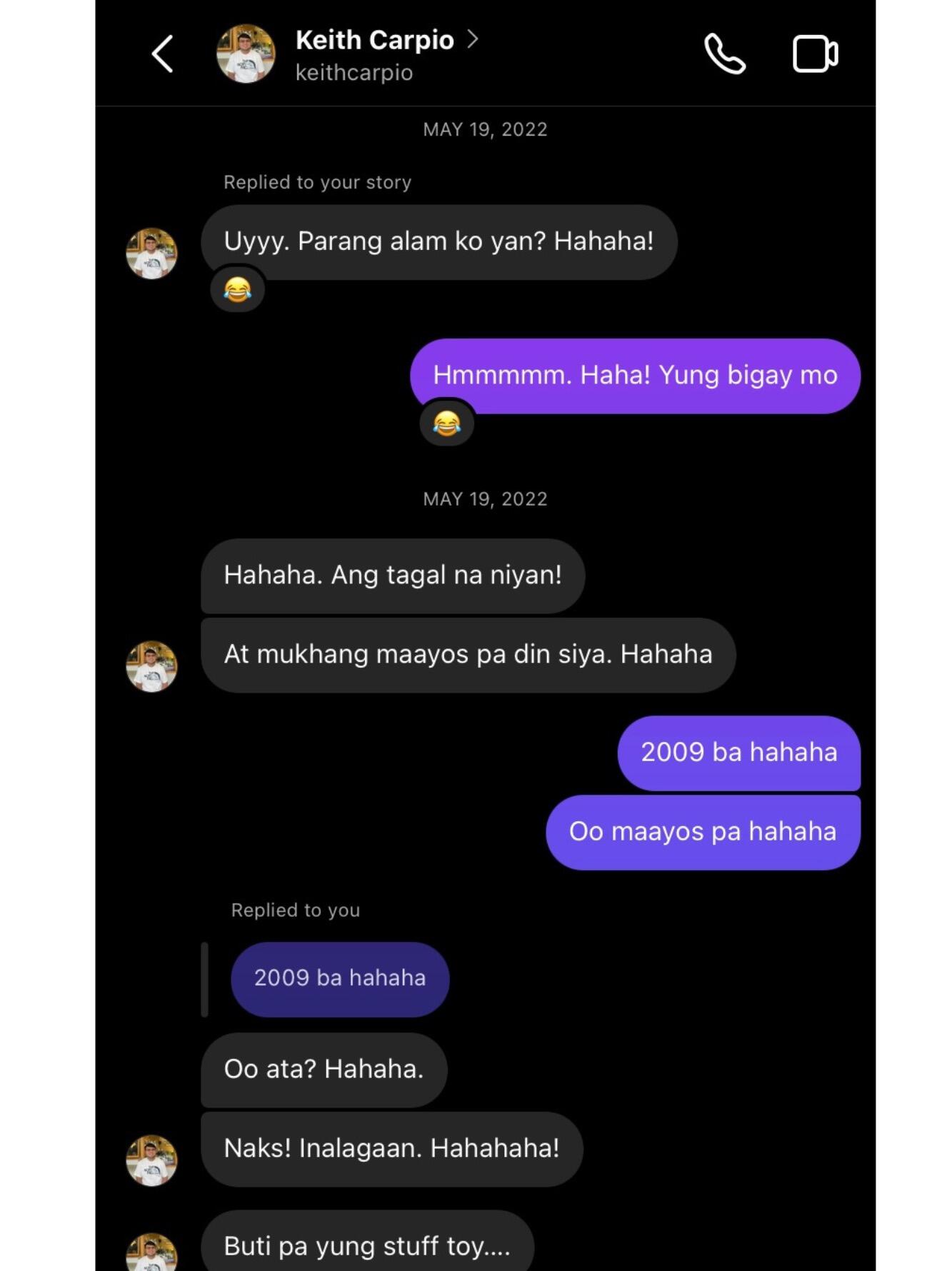 Picture of Their conversation started
