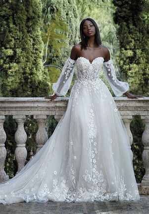 floor length wedding dress