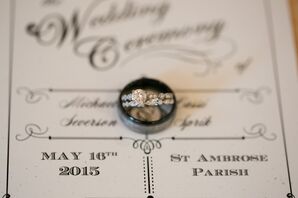 Round Diamond Ring With Ornate Band