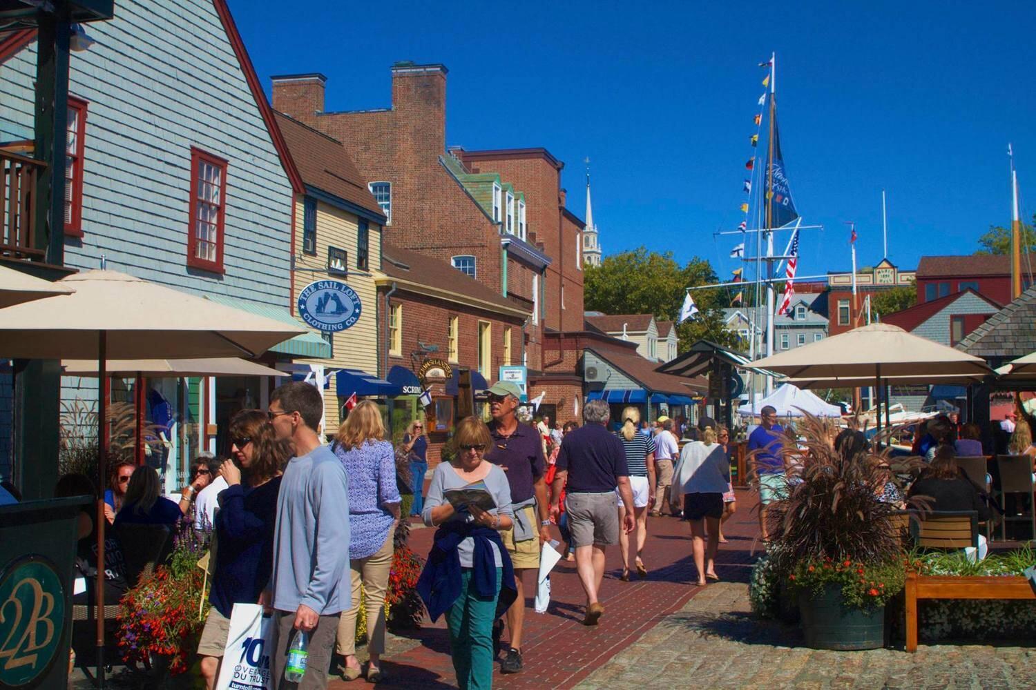 Picture of Bowens Wharf, Newport, RI, USA