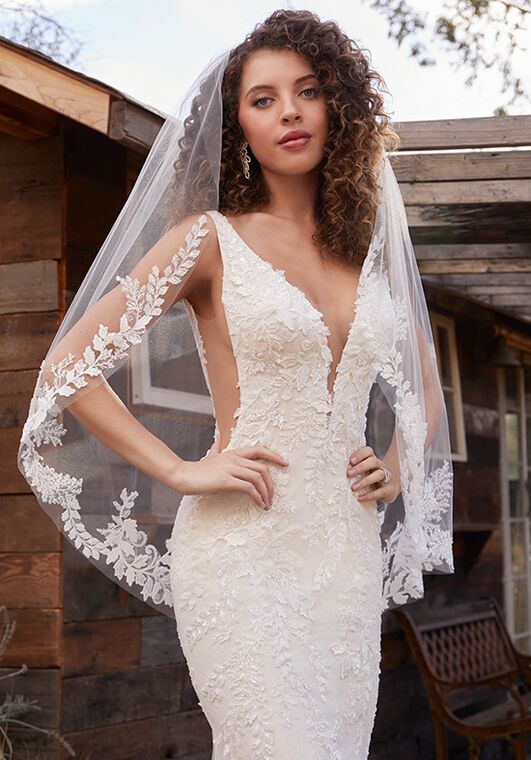 Beloved by Casablanca Bridal BL418 Cash Fit-and-Flare Wedding Dress - 4