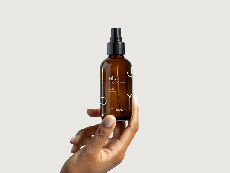 Maude massage oil self-care bachelorette party gift for the bride 