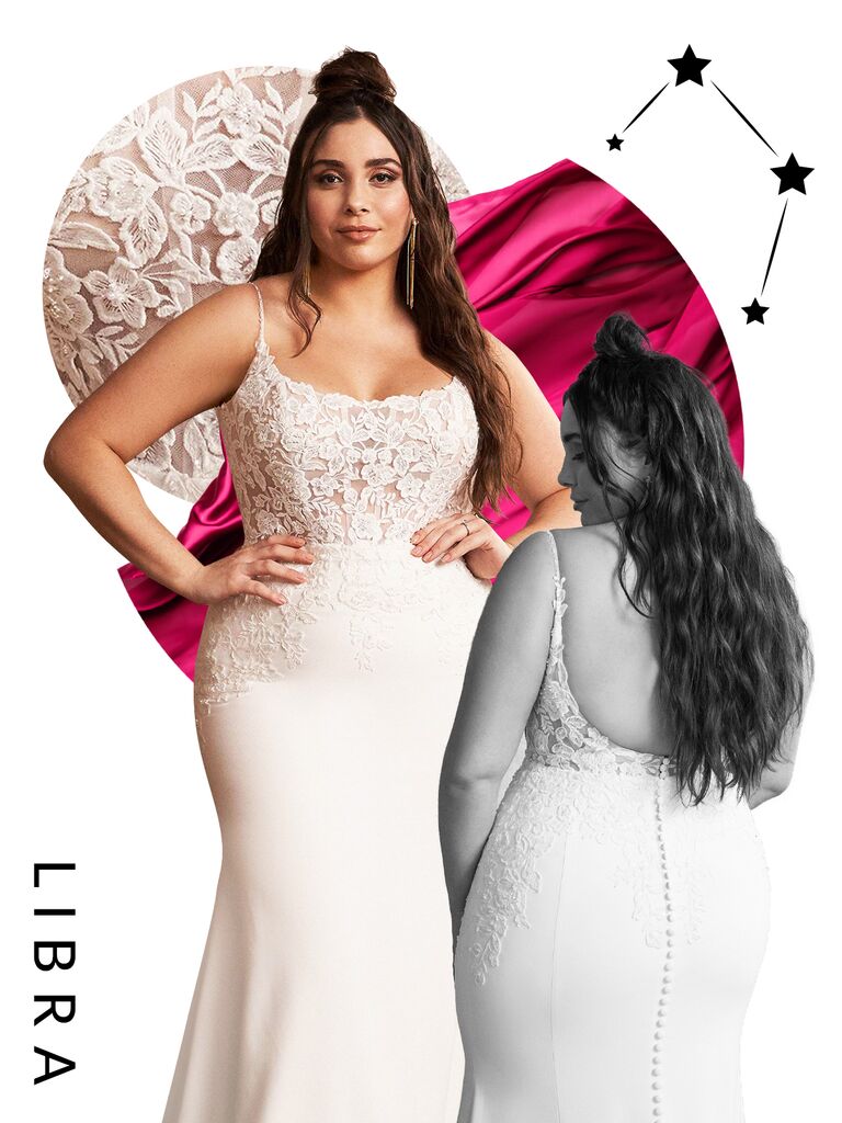Lillian West style 66180PS crepe fit and flare dress