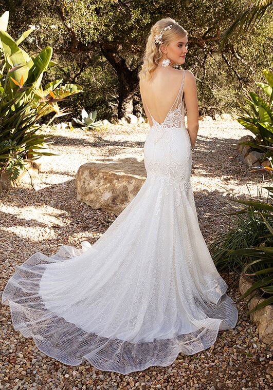 Casablanca Bridal 2380 Julie Mermaid Wedding Dress - 3