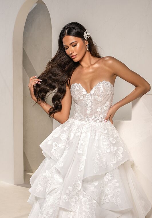 KITTY CHEN EMILYNN, H2438 Ball Gown Wedding Dress - 3