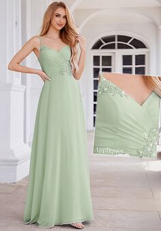 Ever-Pretty ESS0055 V-Neck and Plunge Bridesmaid Dress