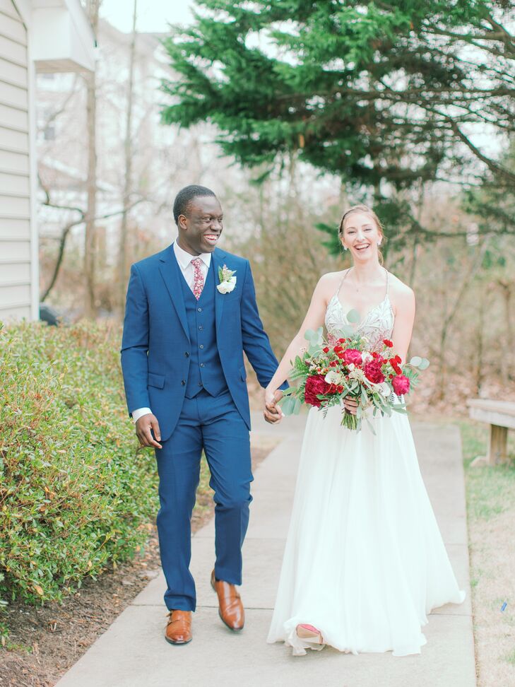 In honor of Althea's German heritage and Seyi's Nigerian background, the couple planned a multicultural wedding at The Estate at Independence in Midlo