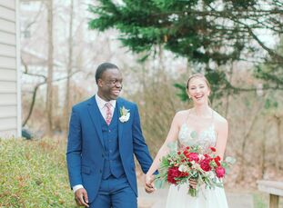 In honor of Althea's German heritage and Seyi's Nigerian background, the couple planned a multicultural wedding at The Estate at Independence in Midlo
