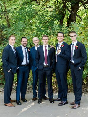 Navy Groomsmen Looks