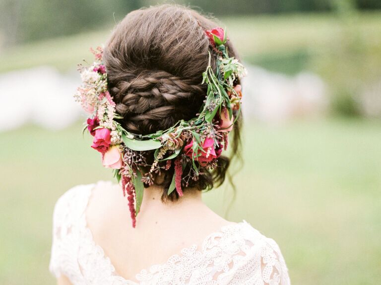 Paired With a Braided Updo - bridal crowns