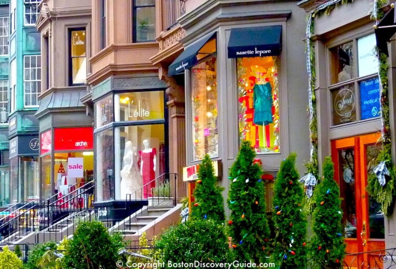 Picture of Newbury street, boston, ma, usa