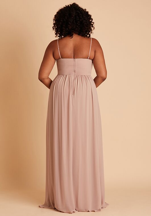 Birdy Grey August Convertible Dress in Chiffon Taupe Bridesmaid Dress - 4