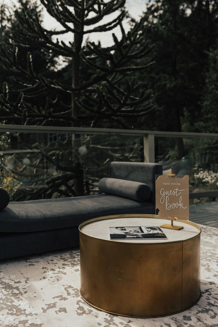 Guest Book and Modern Lounge Furniture