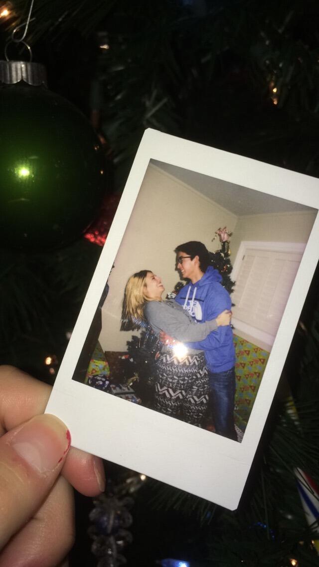Their first holiday season spent together. 