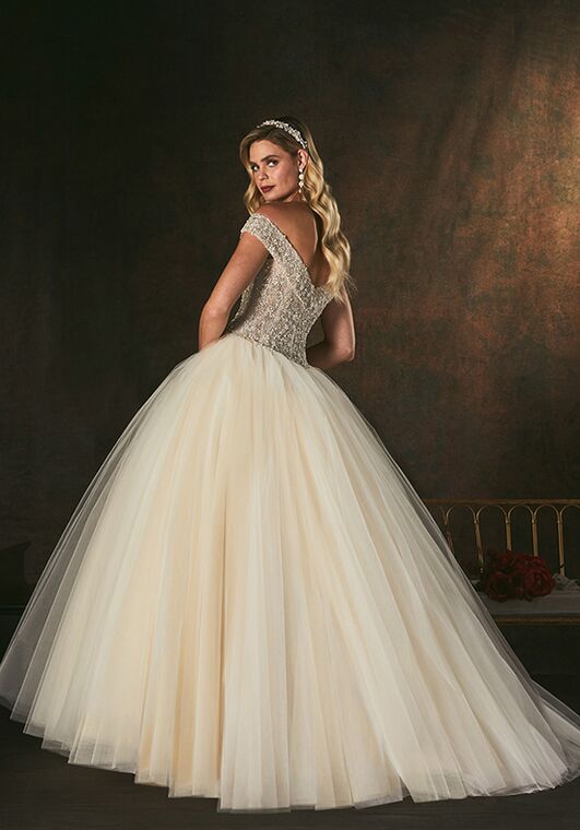 Amaré Couture C155 Emilia Ball Gown Wedding Dress - 4