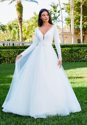Adrianna Papell Platinum 31199 Ball Gown Wedding Dress