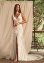 Lillian West 66270 Fit-and-Flare Wedding Dress - thumbnail - 5