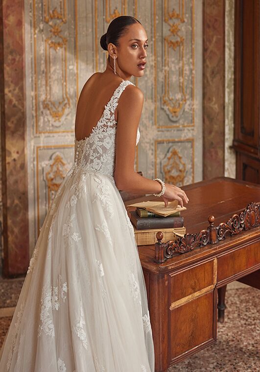 Justin Alexander Kayleigh A-Line Wedding Dress - 3