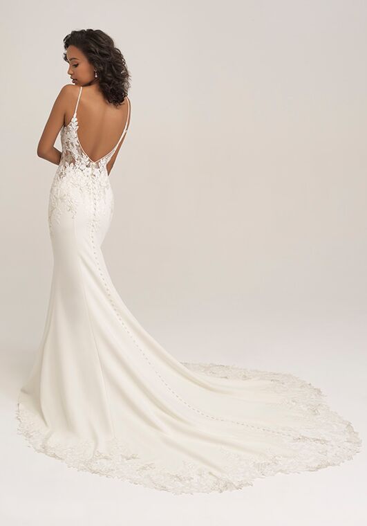 Allure Romance 3450 Sheath Wedding Dress - 3