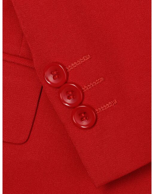 BLACKTIE "Liam" Red Suit (5-Piece Set) Flower Girl Dress and Ring Bearer Outfit - 4