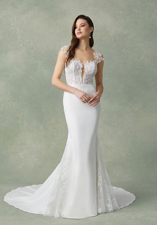 Justin Alexander Fulton Fit-and-Flare Wedding Dress - 3