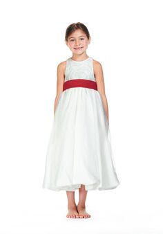 Bari Jay Flower Girls F0318 Ivory Flower Girl Dress and Ring Bearer Outfit