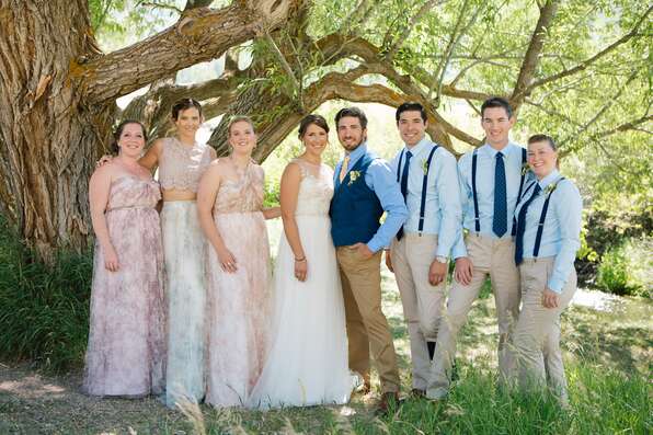 Rustic Gold Bridesmaid Dresses