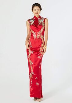 East Meets Dress Phoebe Bespoke Dress Qun Kwa & Qipao Wedding Dress