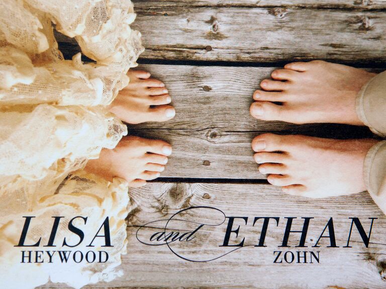 Ethan Zohn Lisa Heywood Save-the-Date