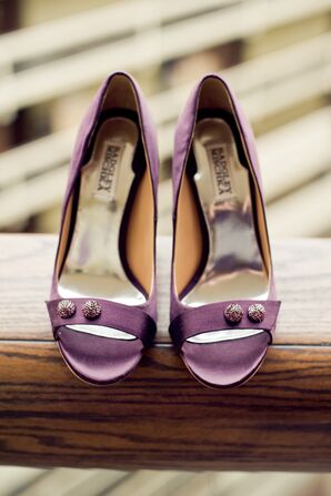 Light Purple Badgley Mischka Bridal Shoes