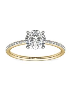 Blue Nile Round Cut Engagement Ring