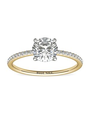 Blue Nile Round Cut Engagement Ring
