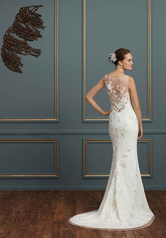 Amaré Couture C122 Kennedy Sheath Wedding Dress - 2