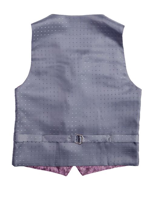 BLACKTIE "London" Kids Lavender Tuxedo (5-Piece Set) Flower Girl Dress and Ring Bearer Outfit - 4