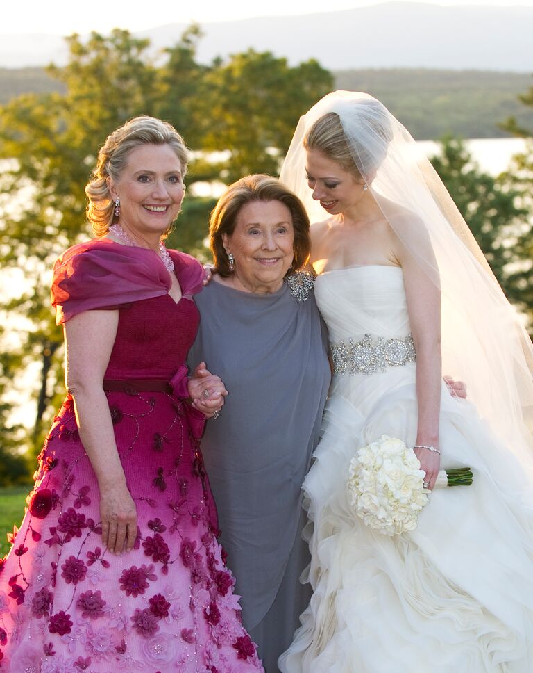 chelsea clinton with hillary clinton and grandmother dorothy howell rodham