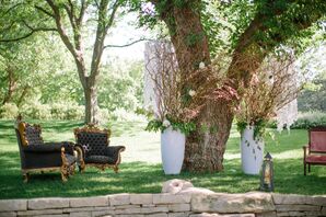 Untraditional Vintage Ceremony Chairs